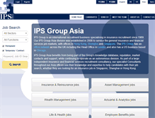 Tablet Screenshot of ipsgroupasia.com